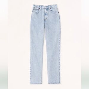 Abercrombie Ultra High Rise 90s Straight Jean